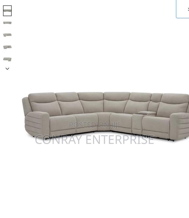 Kristyan 6-Pc Fabric With 2 Power Recliners and Console. photo 4