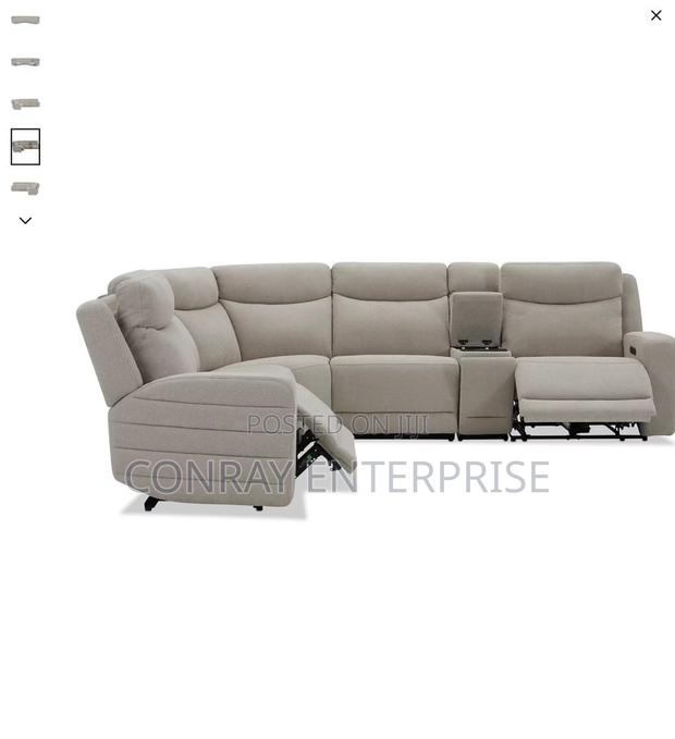Kristyan 6-Pc Fabric With 2 Power Recliners and Console. photo 3