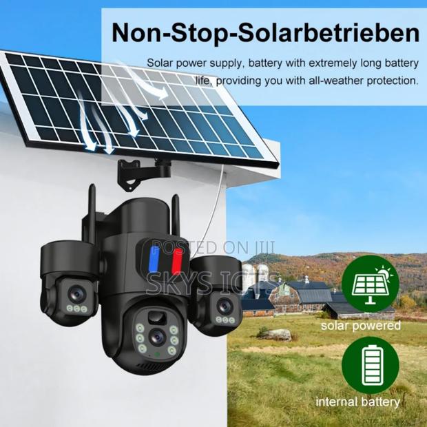 3 Lens 9mp Solar 4g Camera - Eseecloud photo 2