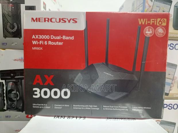 Mercusys Ax3000 Dual Band Wi-Fi 6 Router (Mr80x) · Photo 4