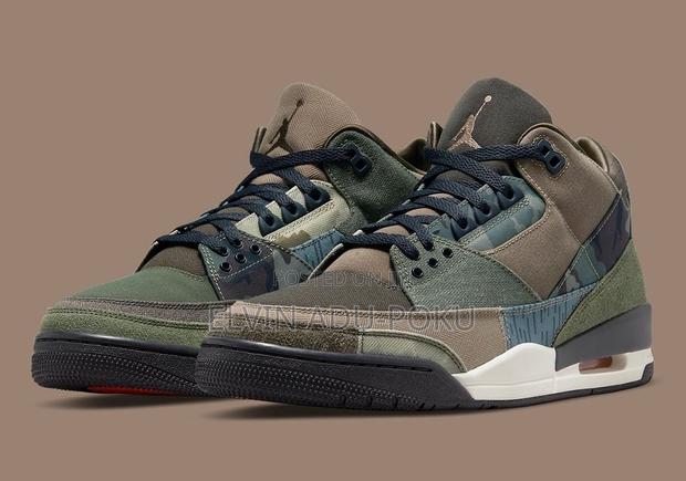 Air Jordan 4 Craft "Medium Olive" Sneakers · Photo 4