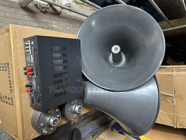 Reflex Horn Speaker And Amplifier Set photo 3