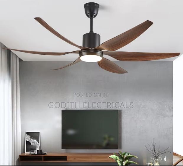 Ceiling Fan With 3 Colors 6blades Six Wind Speeds