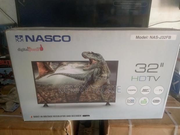 New Frameless 32" Inches FHD Nasco Digital Satellite Led Tv · Photo 3