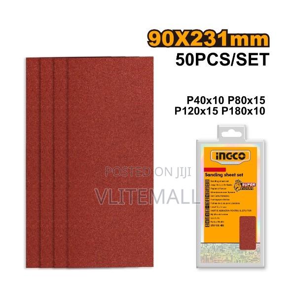 Sanding Sheet Set 50pcs 90x231mm – P10c40 | Akfs