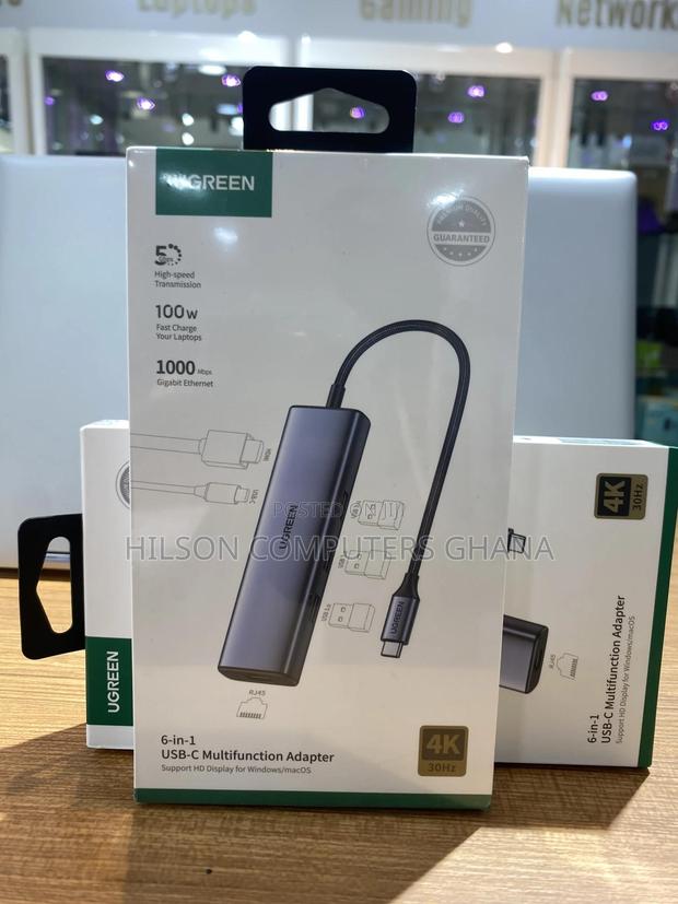 Ugreen Usb-C 6-in-1 Multifunction Hub/Adapter - 15cm -15598 · Photo 4