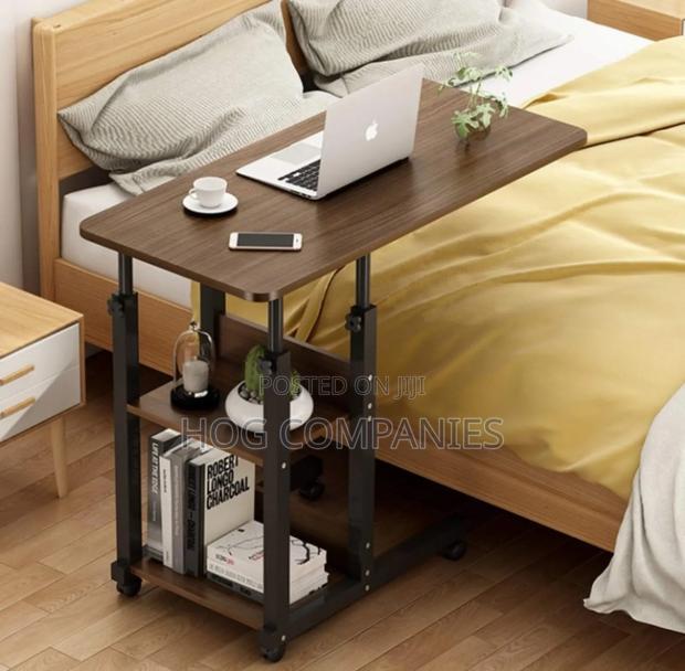Adjustable Overbed C-Shaped Table With Wheels - Fast Delivery in 2hrs · Photo 3