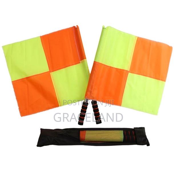 This Is Original 2in1 Set World Soccer Referee Lineman’S Flag Fair photo 2