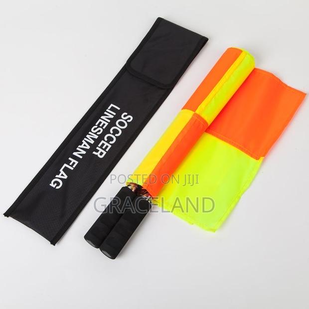 This Is Original 2in1 Set World Soccer Referee Lineman’S Flag Fair photo 3