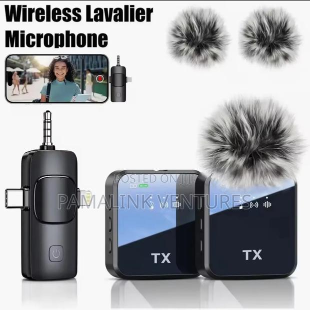 F11-2pcs 3 in 1 Wireless Lavalier Microphone photo 7
