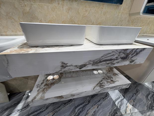 Double Bathroom Sink - Double Cabinet Basin photo 2