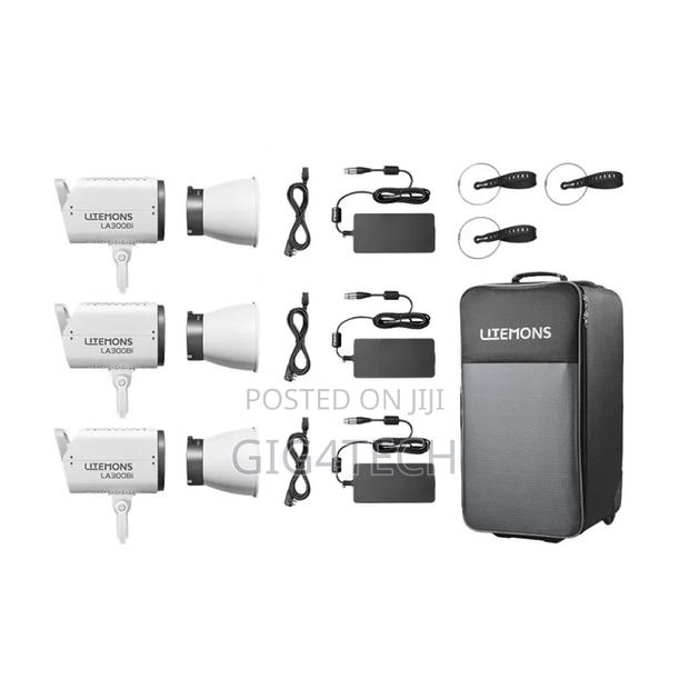 Godox Litemons La300bi Bi Color Led Video Light 3 Light Kit La300bi