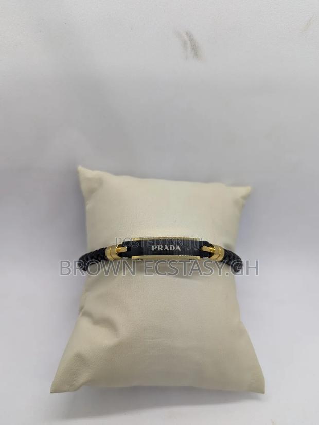 Prada Slim Leather Bracelet · Photo 3