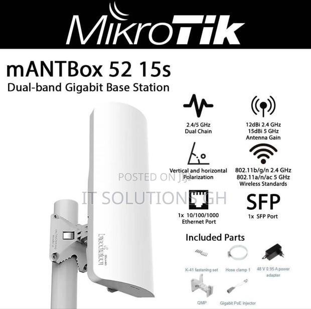 Mikrotik Mantbox 52 15s Dual-Band Base Station