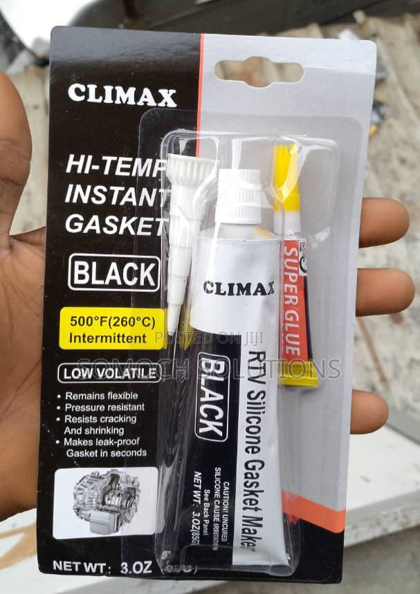 RTV Silicon Gasket Maker Black Climax Hi-Temp Instant Gasket Maker · Photo 2