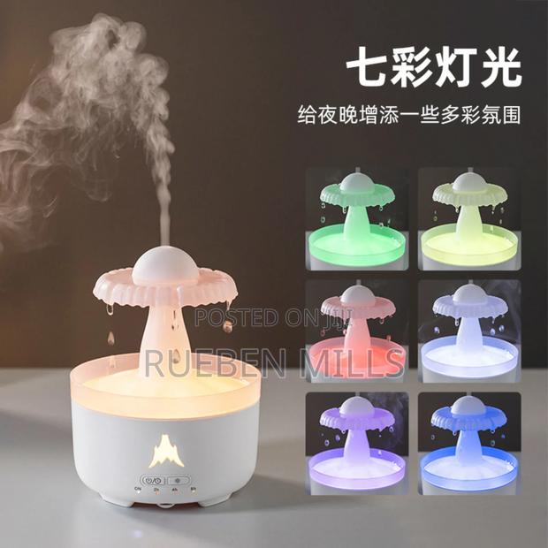350ml Water Tank Capacity Fog Raindrop Aromatic Essential Oil Diffuser · Photo 2