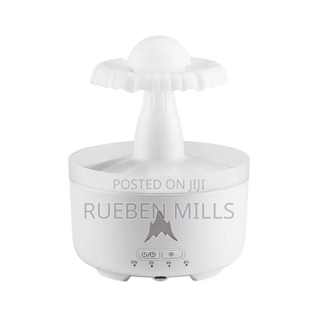 White V81 Elegant Fog Raindrop Essential Oil Diffuser Air Freshener · Photo 4