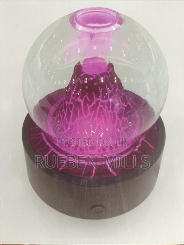 300ml Water Tank Capacity La-0657-1 Glass Volcano Oil Diffuser · Photo 3