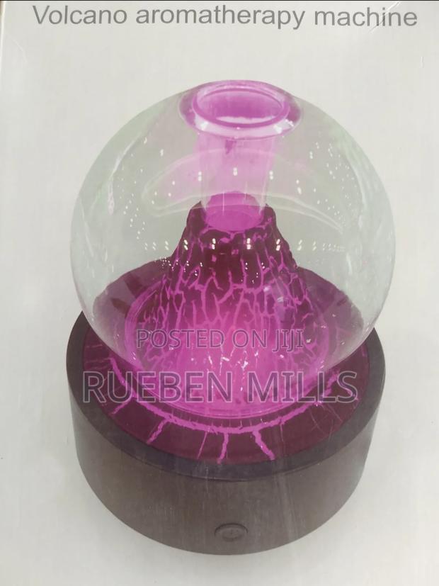 300ml Water Tank Capacity La-0657-1 Glass Volcano Oil Diffuser · Photo 4