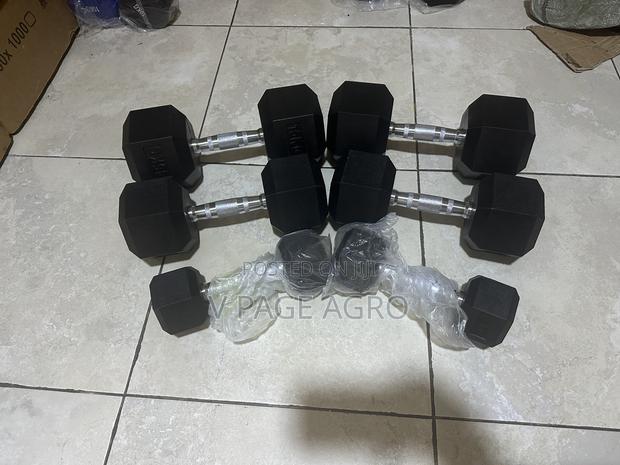 20kg Hex Dumbbell (10kg Pair) photo 2
