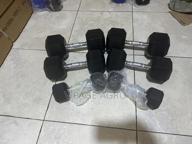 30kg Hex Dumbbell (15kg Pair) photo 2