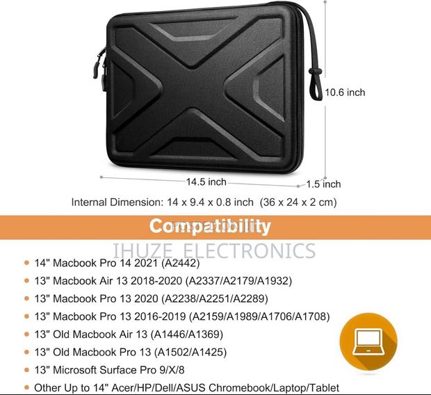 Hard Shell Laptop Sleeve Case for 13-14 Inch Apple, Hp, Dell, Etc photo 5