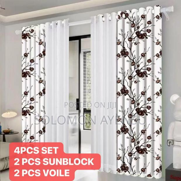 Quality Sunblock Curtains Available With Voile photo 2