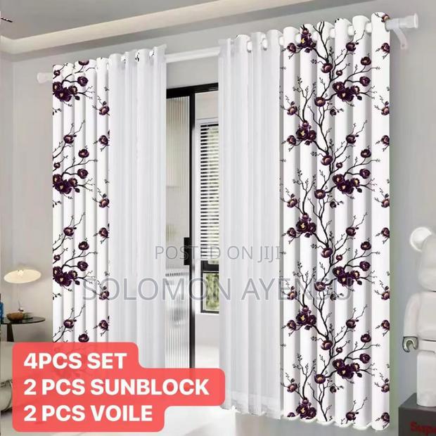 Quality Sunblock Curtains Available With Voile photo 3