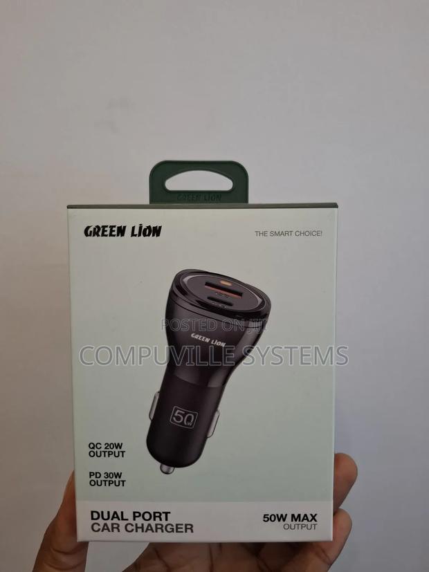 Green Lion Dual Port Car Charger
