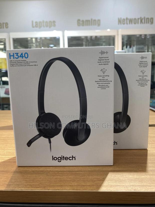 Logitech H340 Stereo Wired Over Ear Usb Headphone