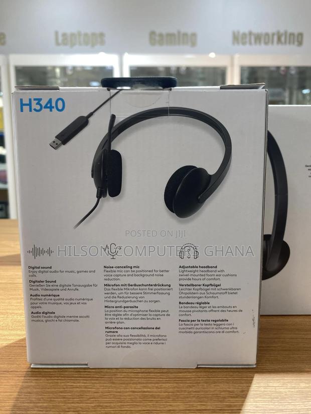 Logitech H340 Stereo Wired Over Ear Usb Headphone photo 2