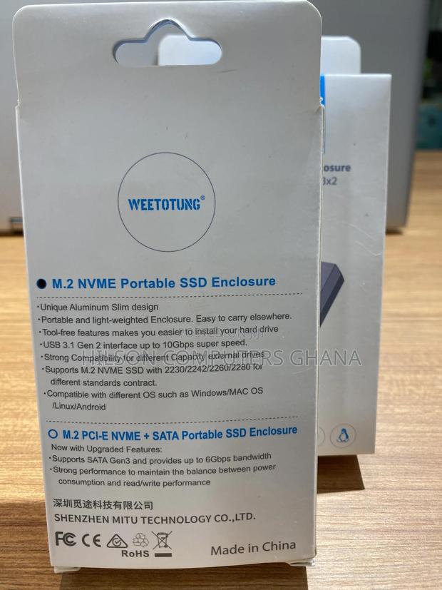 Weetotung M.2 Usb 3.1 Usb-C SSD Pci-E Nvme Enclosure photo 2
