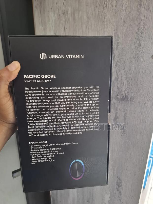 Urban Vitamin Pacific Grove 30w Speaker Ipx7 · Photo 2