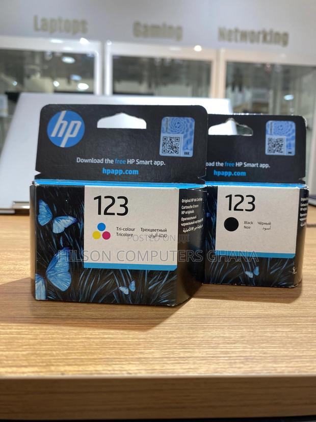 Hp 123 Ink Cartridges - Black Tricolor photo 2