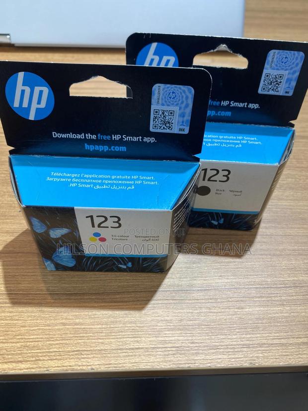 Hp 123 Ink Cartridges - Black Tricolor photo 3