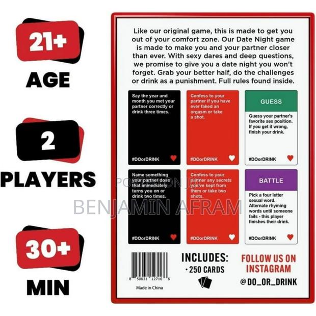 Adults Do or Drink Cards Games photo 2