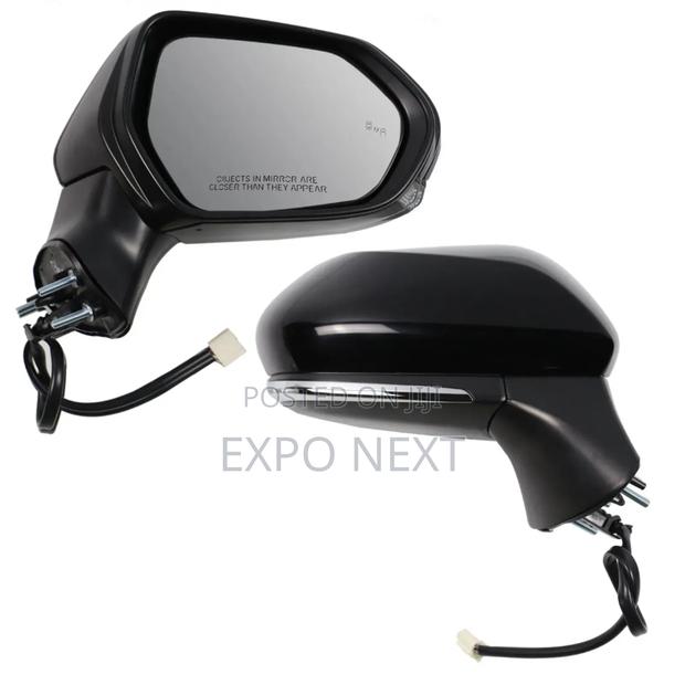 Car Door Mirror Fits For Toyota Camry 2018-2021 Black Left Driver photo 2
