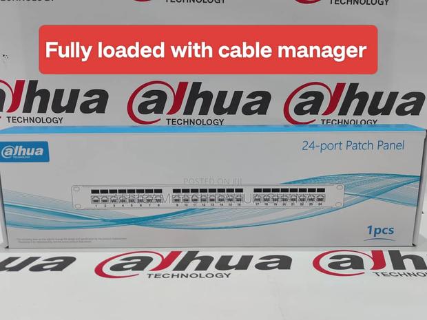Dahua 24 Port Fully Loaded Patch Panel · Photo 2