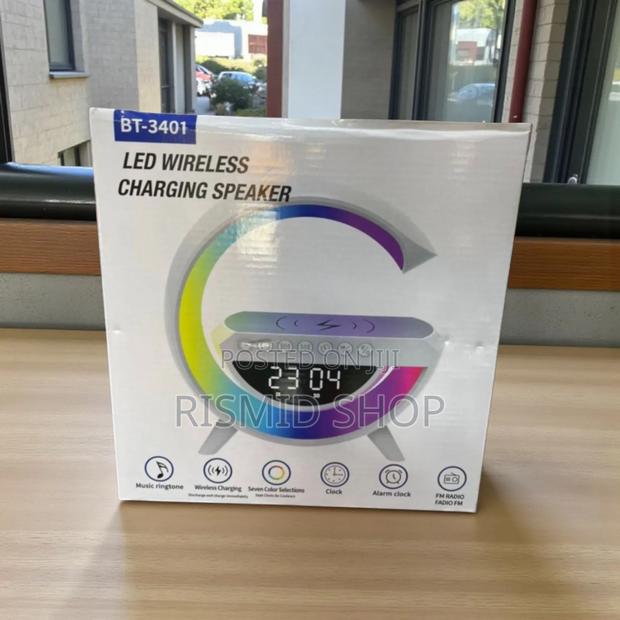 Bt 3401 Led Wireless Charging Speaker(466543)