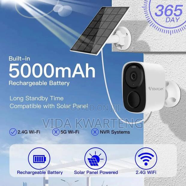 Solar, Battery Powered Surveillance Wifi Camera photo 3
