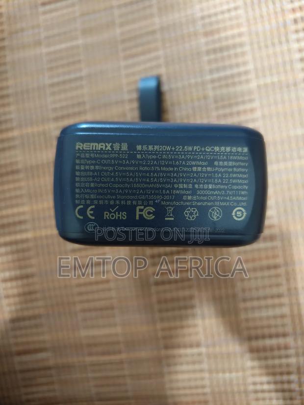 Remax RPP-522 Power Bank 30000mah | 22.5w Fast Charging | Dual Output photo 2