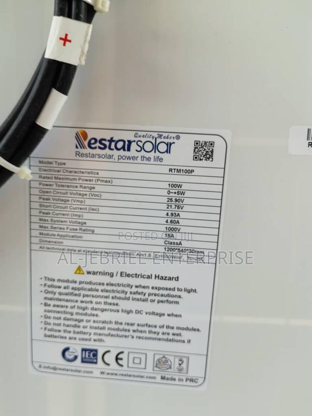 Solar Panel 100w (Polycrystalline) photo 2