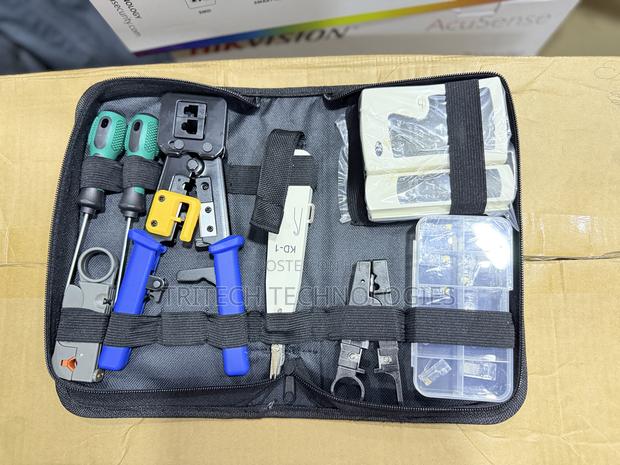 Networking Tools Kit With Pass Through Crimping Tool photo 3