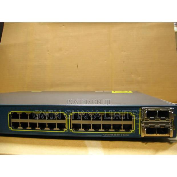 Cisco Catalyst 3560e 24 Gigabit Poe +2x10ge SFP (,265w,. Manged Switch
