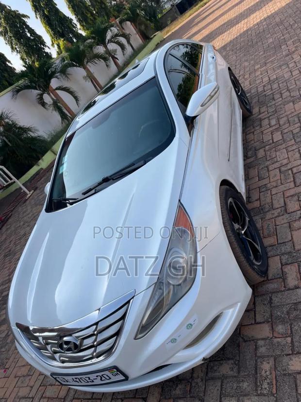 Hyundai Sonata Limited Sedan FWD (2.4L 4cyl 6A) 2013 White photo 2