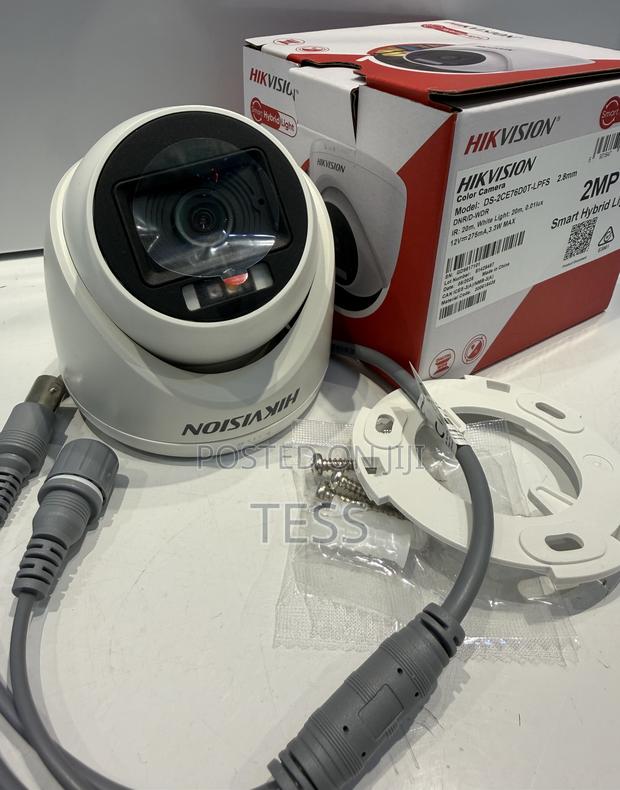 Hikvision 2mp Camera Smart Hybrid Full Color Audio 1080p 2ce76d0t-LPFS · Photo 4