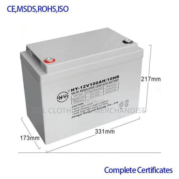 Solar Battery 12v 100ah,Deep Cycle Gels Battery