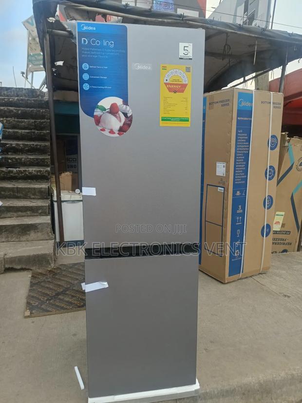 Midea 174ltr Double Door Refrigerators With Bottom Freezer