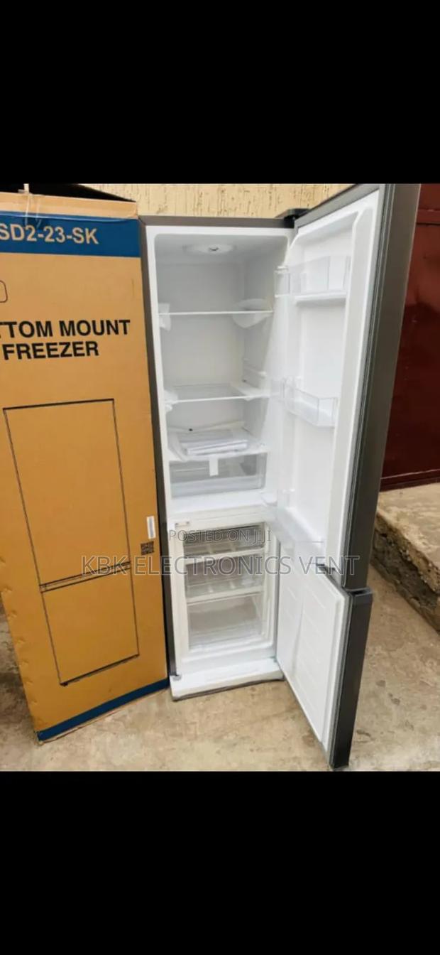 Nasco 170ltr Double Door Refrigerator Bottom Freezer