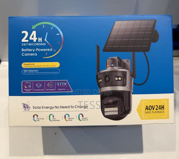 Solar Camera 4g Sim Universal 24/7 Recording 2way Audio Full Color 6mp · Photo 3